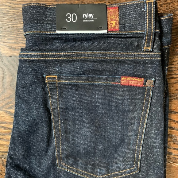 7 For All Mankind Ryley Stretch Skinny Jeans - Picture 3 of 5